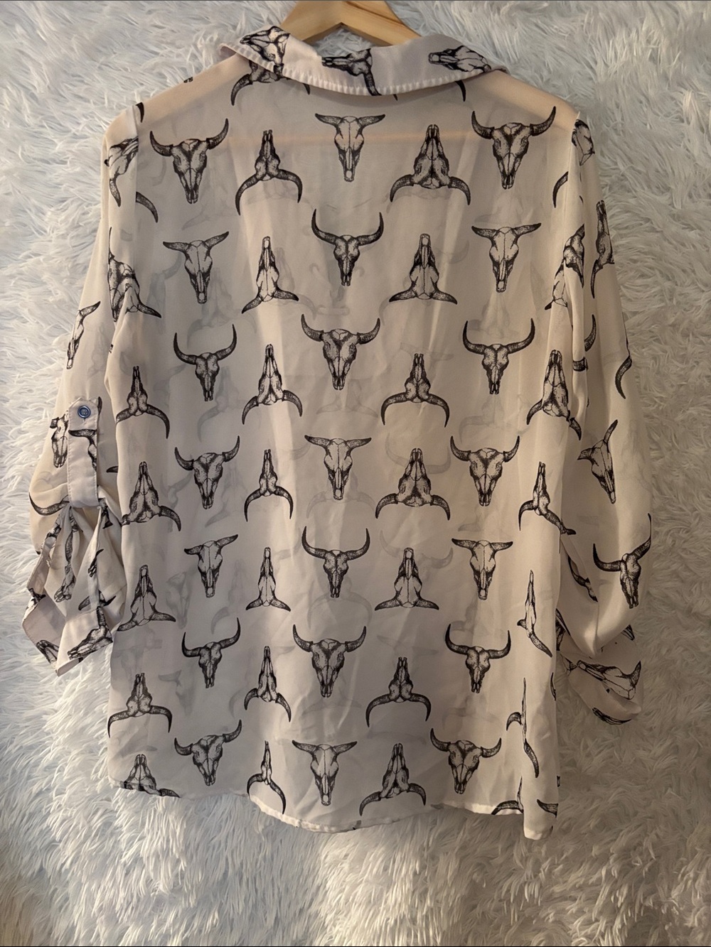 Cruel Girl Western Blouse Size Large - Picture 6 of 7